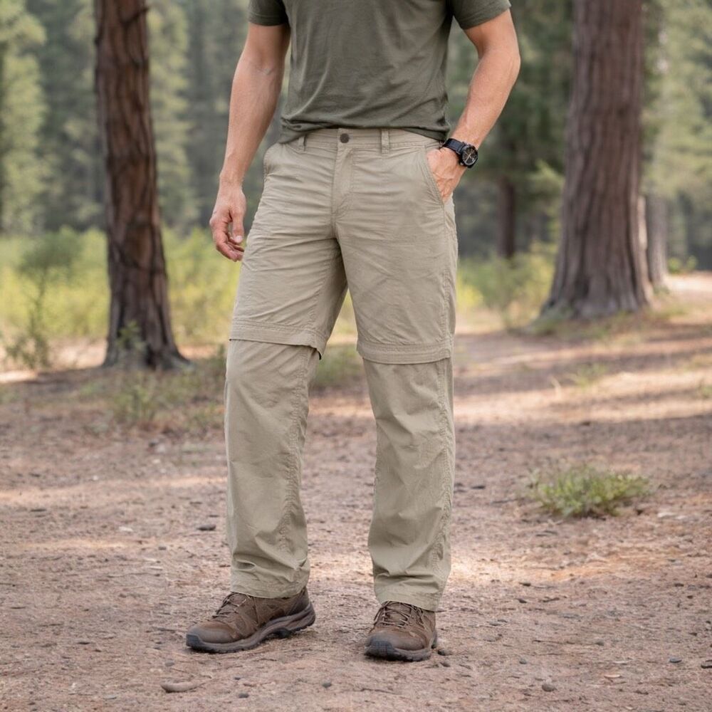 ExOfficio Buzz Off Insect Shield Men’s Convertible Hiking Pant‎ Large